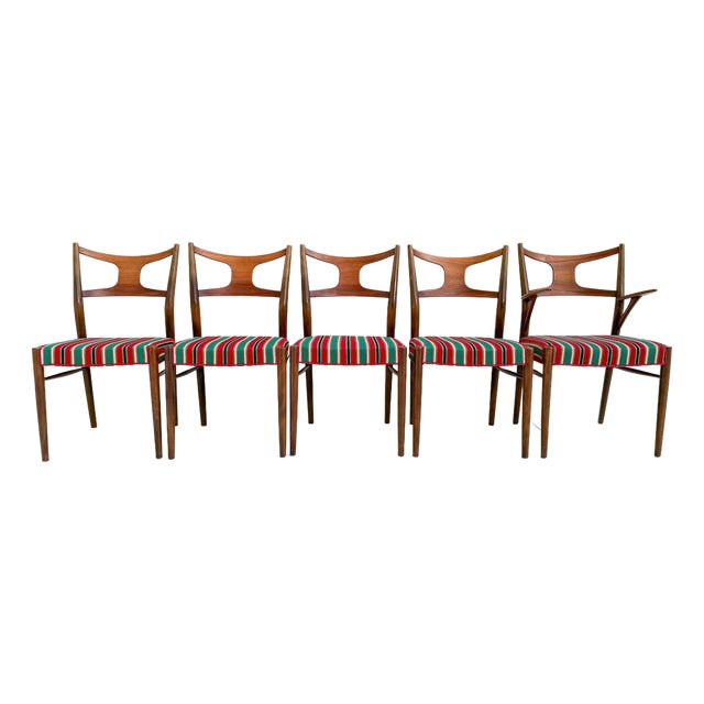 Dining Chairs by Kurt Østervig for Randers Møbelfabrik, 1950s, Set of 5 For Sale