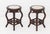 Victorian Chinoiserie Style Mahogany Ottomans, 2 For Sale In New York - Image 6 of 7