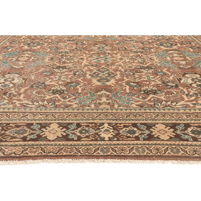 Vintage Persian Mahal Rug - 09'01 x 12'07 For Sale - Image 4 of 9