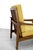 1960s Mid-Century Italian Armchair in Teak and Mustard Velvet, 1960s For Sale - Image 5 of 9