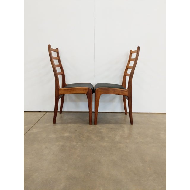 G Plan Pair of Vintage Mid Century Modern Dining Chairs by G Plan For Sale - Image 4 of 9