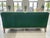 Custom Carved Oak & Green Linen Sofa by Steven Gambrel For Sale - Image 16 of 18