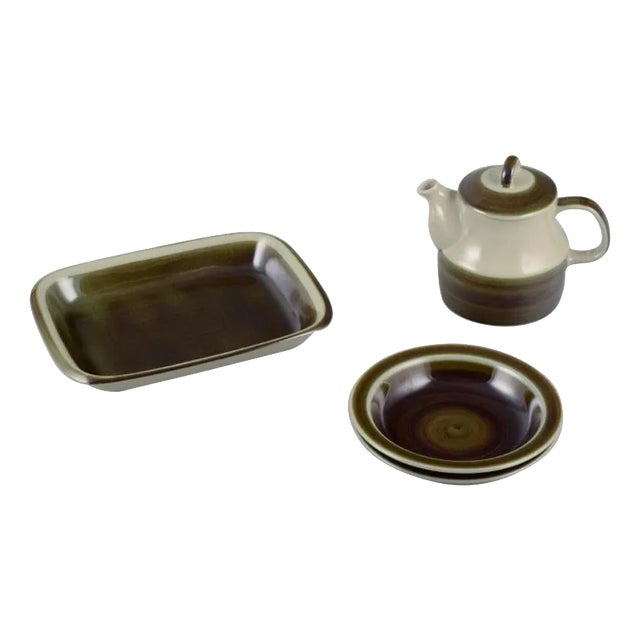 Maya Stoneware by Marianne Westman for Rörstrand, 1970s, Set of 4 For Sale