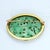 Traditional Mid 20th Century 14k Gold Brooch With Green Jade and Pearl Border For Sale - Image 3 of 4