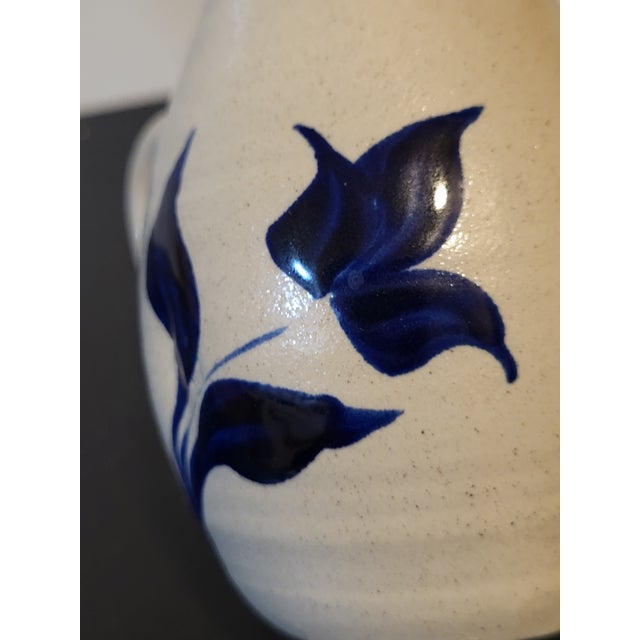 1970s Williamsburg Pottery Salt Glaze Miniature Pitcher Vase For Sale In San Francisco - Image 6 of 16