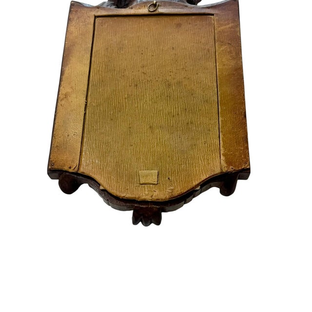 Brown Antique Carved Wood French Provincial Frame For Sale - Image 8 of 12