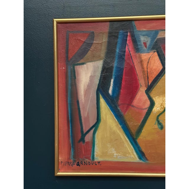 Mid-Century Modern Jeanette in Love, 1954, Oil Painting on Canvas, Framed For Sale - Image 3 of 18