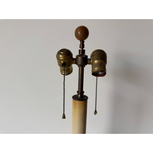 1960s Hollywood Regency Turned Wood Floor Lamp For Sale In Miami - Image 6 of 12