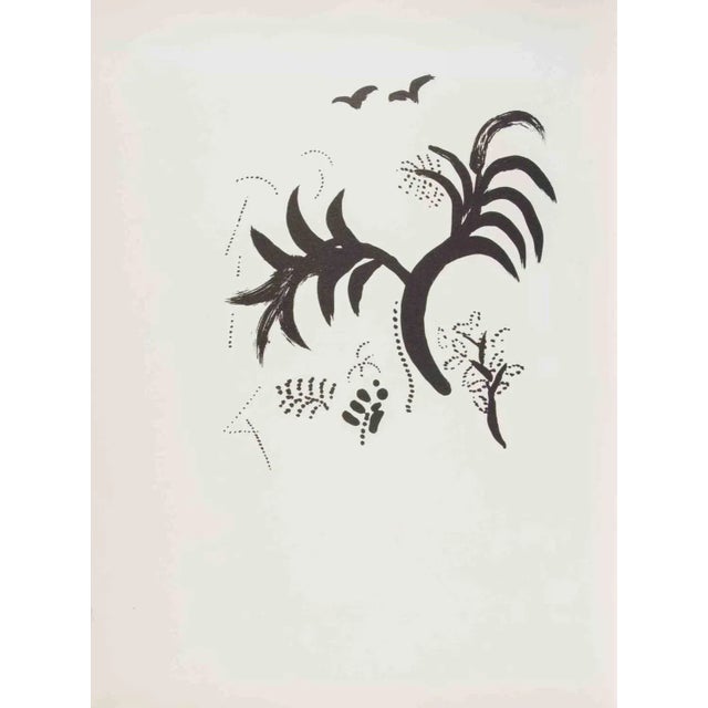 Color lithograph realized by Marc Chagall in 1960 to illustrate "The Bible". Edition of 6500, published by Tériade in no....