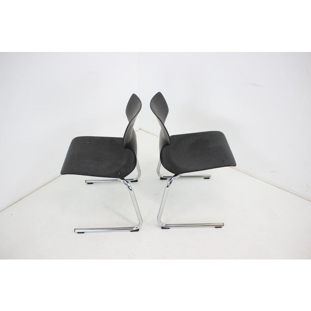 Set of Mid-Century Pagwood Chairs attributed to Flototto for Flötotto, 1980 For Sale - Image 10 of 17