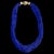Certified Vintage Lapis Lazuli Multi Strand Necklace 14 Kt Yellow Gold Clasp For Sale - Image 17 of 18
