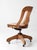 Brown Antique Spritzer's Wood Swivel Desk Chair For Sale - Image 8 of 17