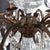 Large Antique French Louis XIV Style Brass & Crystal 8 Light Chandelier C1930 For Sale - Image 14 of 14