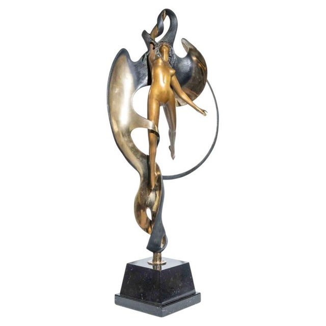 Angelo Basso, Leda Sculpture, 1986, Bronze For Sale - Image 11 of 11