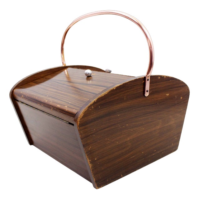 Wooden Table Worker Box, 1970s For Sale