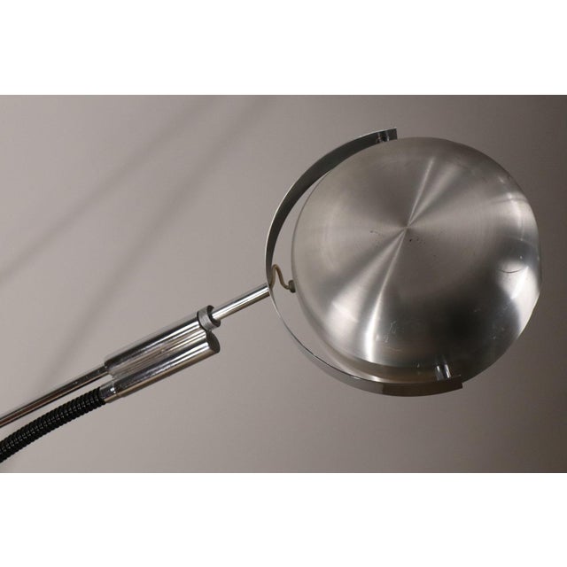 Vintage Arc Floor Lamp with Chromed Metal Arm, 1970 For Sale - Image 13 of 18
