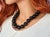 Vintage 21-Inch Black Obsidian Beaded Necklace With Onyx Cameo Clasp For Sale - Image 4 of 9