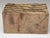 Gray Antique 19th Century American Primitive Folk Art Paint Decorated Wood Candle Box With Smoke Pattern Design For Sale - Image 8 of 9