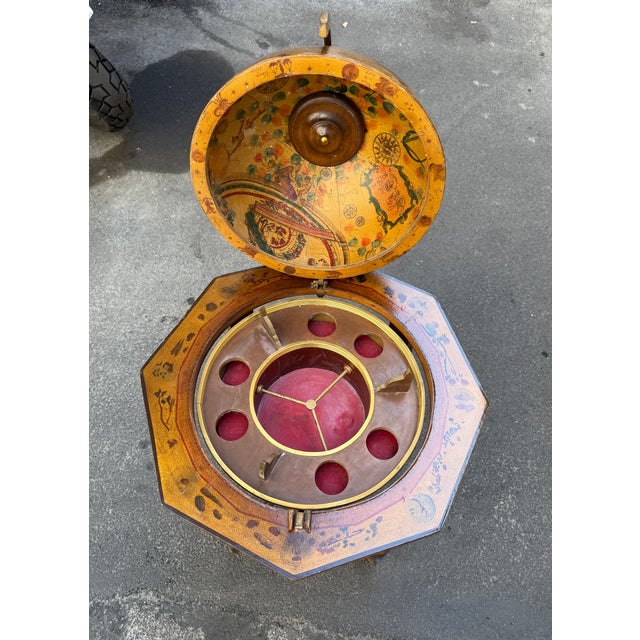 Vintage Globe-Shaped Bar Cabinet, 1960s For Sale - Image 12 of 14