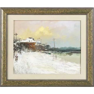 European School Artist, Landscape, Oil on Canvas, Framed For Sale