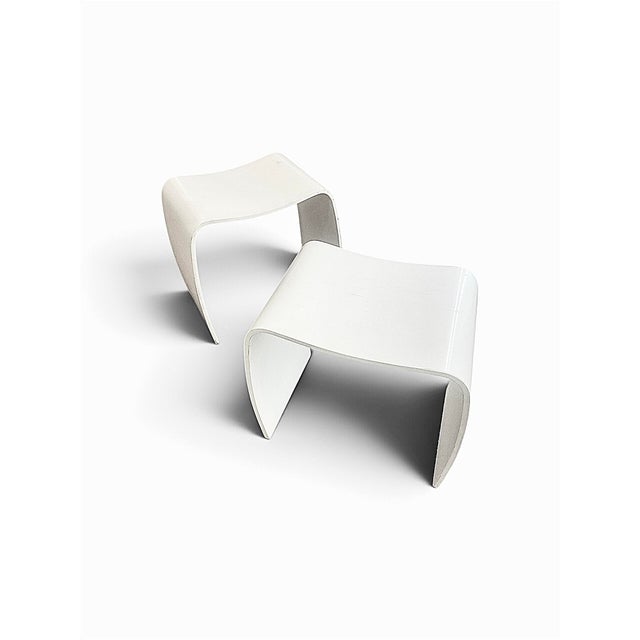 M Stools by Jorgen Moller, Danemark, 1970, Set of 2, in Very Good conditions. Designed 1970 to 1979