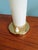 Mid-Century Modern Bedside Lamps in Brass and Cream Opaline Glass, 1950, Set of 2 For Sale - Image 11 of 16