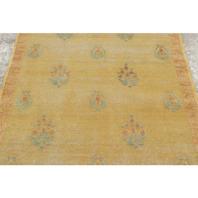 This contemporary 4x5 rug from Rug & Kilim’s Block Print collection—an innovative line celebrating the artisanal charm of...