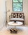 American Antique Early 20th Century American Wrought Iron Bridge Arm Floor Lamp For Sale - Image 3 of 18