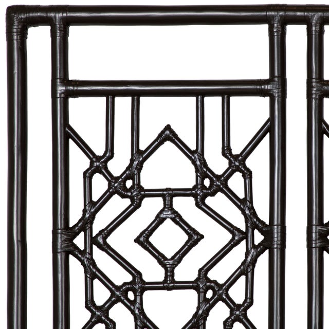 David Francis Tulum Platform Bed King, Black For Sale - Image 4 of 5