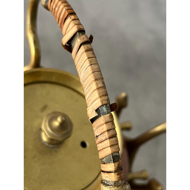 Art Nouveau 1900s French Samovar Art Nouveau in Copper and Brass Liberty Style Jugendstil For Sale - Image 3 of 11