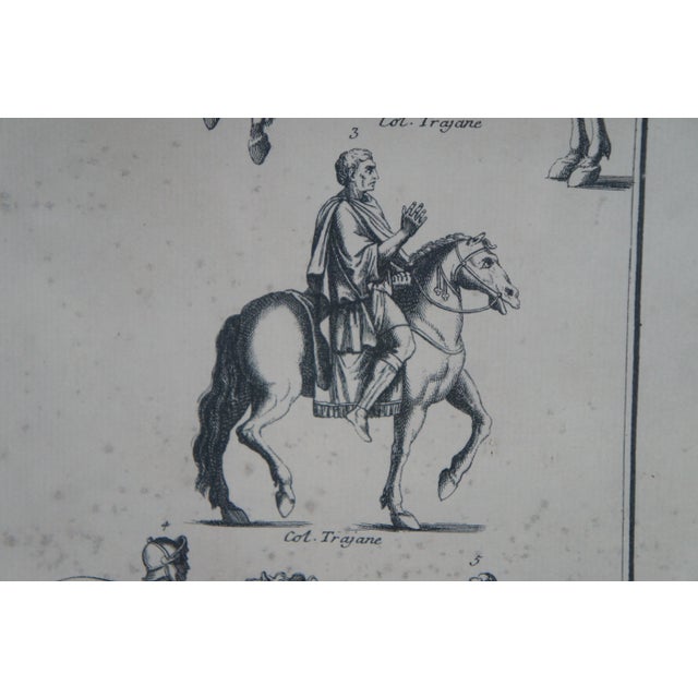 Trevor James Company Cavaliers Antiqued Etching Roman Horse Riding Framed 22" For Sale - Image 6 of 11