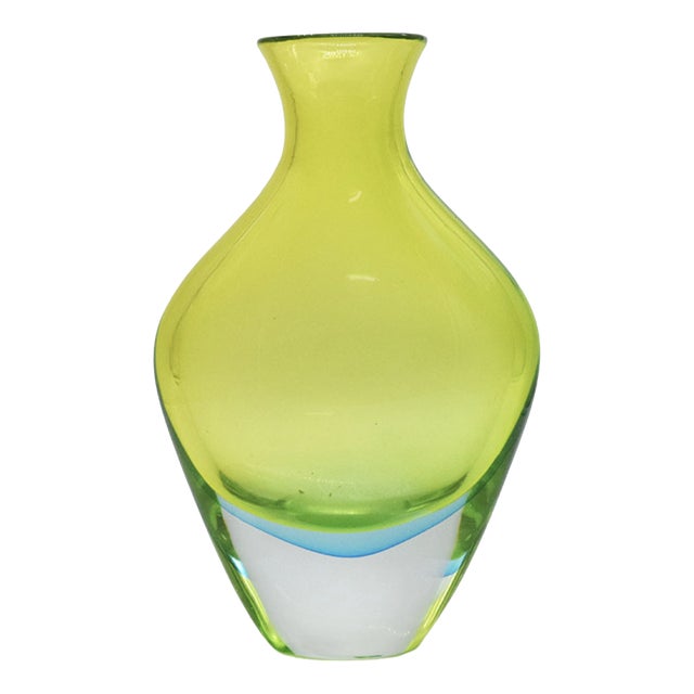 Large Sommerso Vase by Flavio Poli for Seguso Vetri D'arte, 1960s For Sale