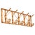 Large French Riviera Bamboo and Rattan Wall Coat Rack, Italy, 1970s For Sale - Image 14 of 14