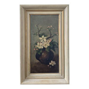 20th Century Oil on Board Still-Life Painting