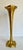 Here is a beautiful antique Art Nouveau gilt metal altar vase dating to the late 19th-early 20th century. Featuring a...