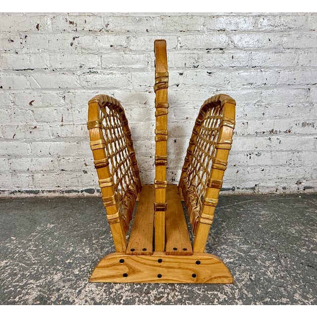 Mid 20th Century Snowshoe Magazine Rack For Sale - Image 4 of 9