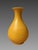 Incised monochrome yellow porcelain vase - China, Qing Dynasty For Sale