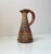 Brown Mid-Century French Psychedelic Glazed Ceramic Jug Vase, 1950s For Sale - Image 8 of 8