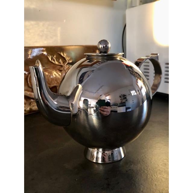 Mid-Century Modern Large Nick Munro "Sphere" Tea Infuser Teapot - Difficult to Find! For Sale - Image 3 of 5