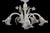 Mid-Century Murano Glass 5-Light Chandelier For Sale - Image 6 of 11
