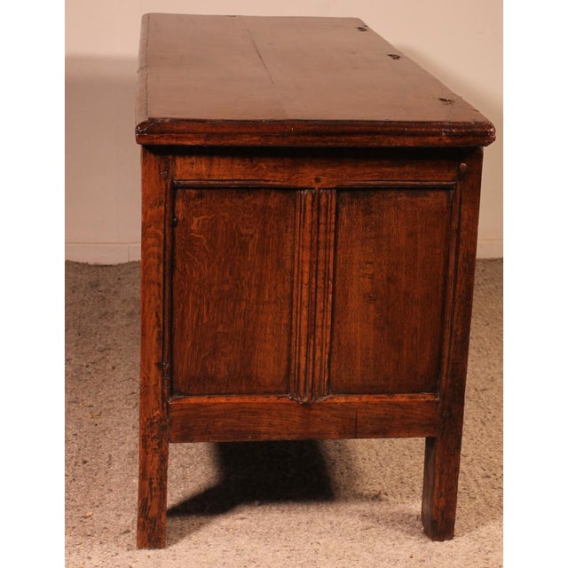 17th Century Oak Chest For Sale - Image 9 of 17