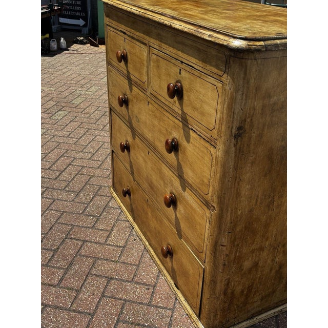 Victorian Wooden Chest of Drawers For Sale - Image 5 of 12