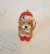 Vintage House of Lloyd Ceramic Figurine Ornament, Puppy Dog Furbaby 1988, Made in Taiwan Christmas Collectible For Sale - Image 9 of 9