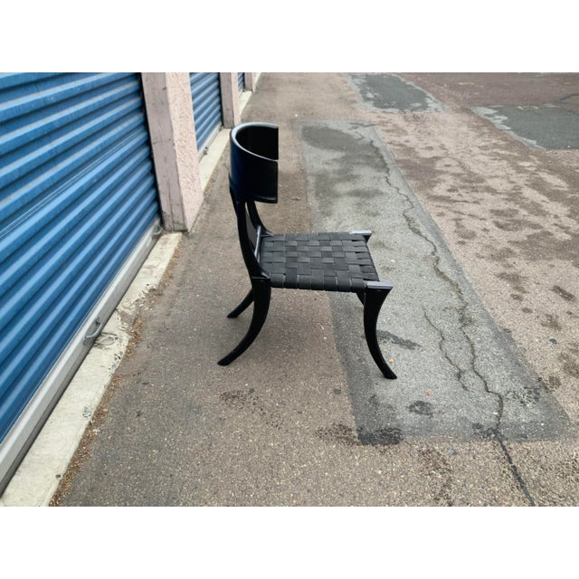 1990s Vintage Klismos Chair For Sale - Image 4 of 9