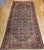 Antique Persian Malayer Gallery Rug, Hand-Knotted Wool, Geometric Pattern, 6x12, Navy & Red For Sale In Chicago - Image 6 of 14