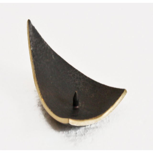 Metal Vintage Austrian Candleholder from Workshops Baller, 1940s For Sale - Image 7 of 7