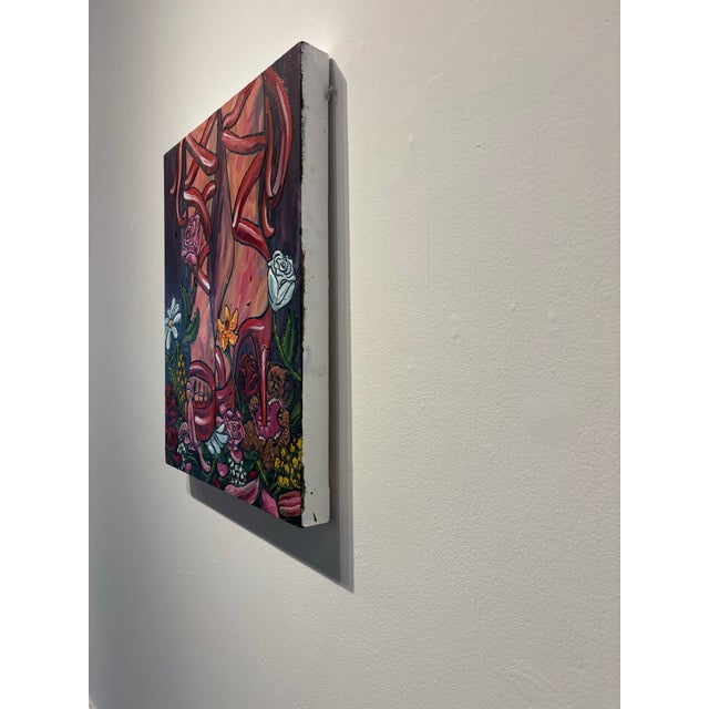 Contemporary Contemporary High Heels Oil Painting on Canvas by Lindsey Kircher For Sale - Image 3 of 3