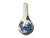 Blue Vintage Tiny Small Blue White Pear Shape Blue White Graphic Vase For Sale - Image 8 of 10