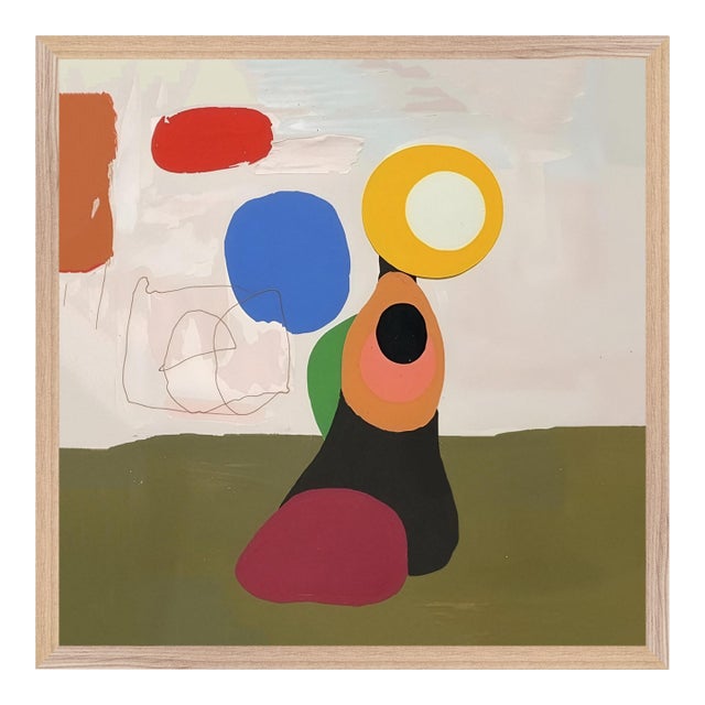 Modern Abstract Framed Print by P. L. Bradbury For Sale