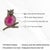10 Ct Ruby & Diamond Wise Owl Oxidized Silver Unisex Brooch Pendant - Christmas Jewelry For Sale - Image 12 of 14